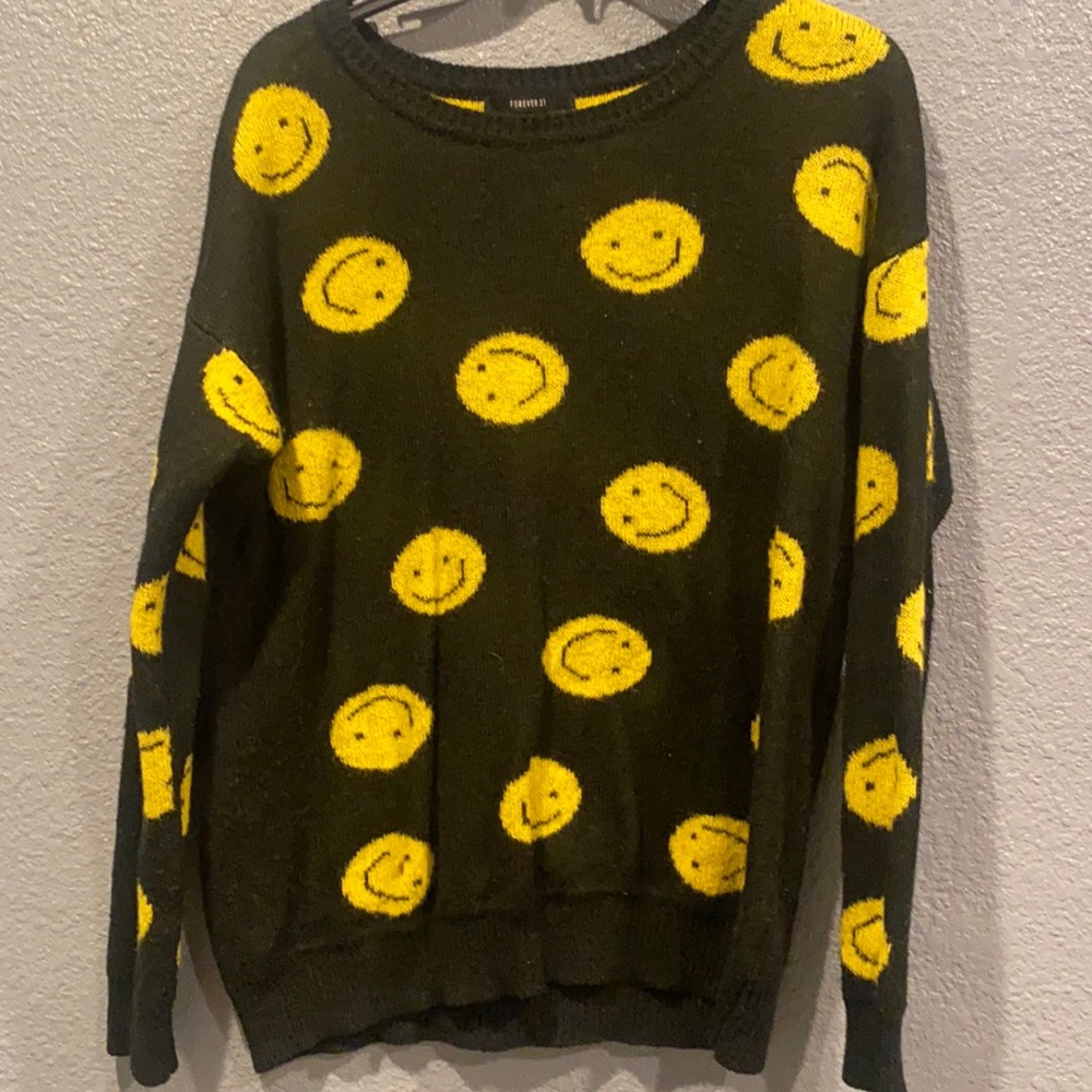 Happy face sweater